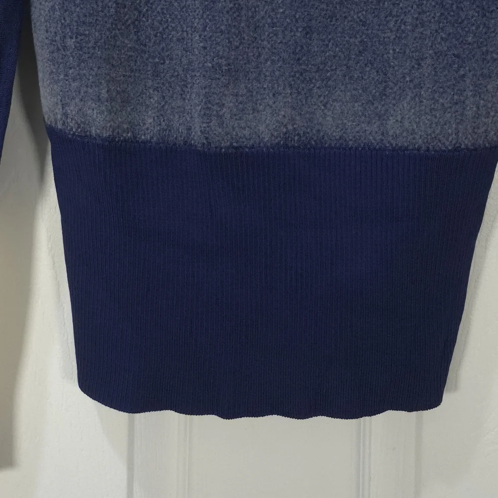 Rag & bone Navy and White Crew Neck Sweater Merino Blend XS NWOT - Picture 8 of 9